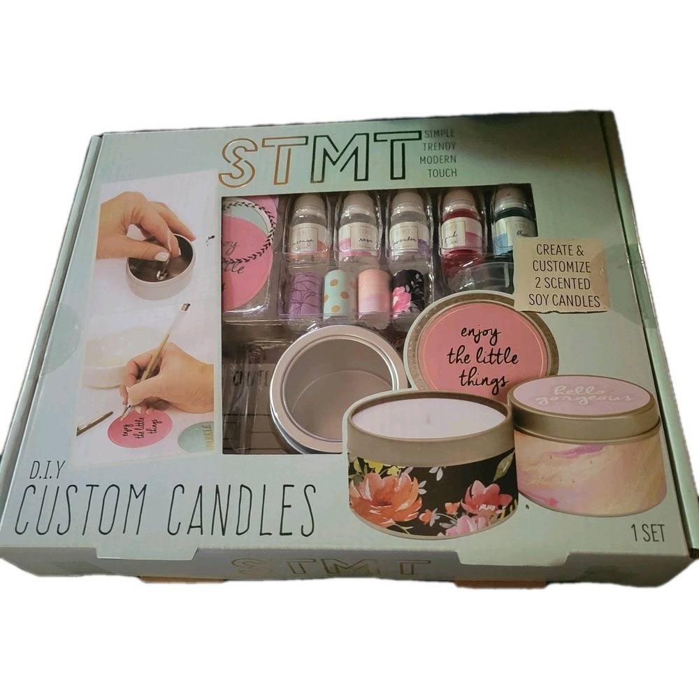 STMT Positivity Candles DIY Kit - Make 2 Scented Soy‎ Container Candles